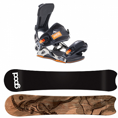 Комплит сноуборд CAPRA NOSE ROCKER + крепления MOUNTAIN MULTIENTRY FT